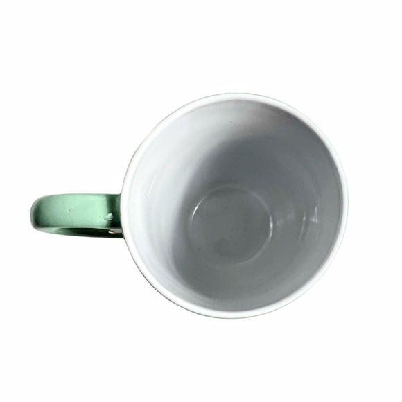 Belle Maison Dog Lover’s Coffee Mug, Mint Green With Gold Hearts - Picture 5 of 12